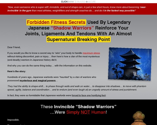 Forbidden Fitness Secrets of A Modern Day Ninja Warrior